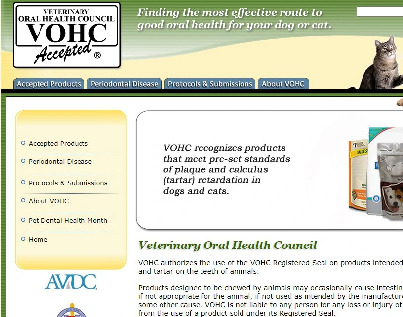 VOHCのホームページ